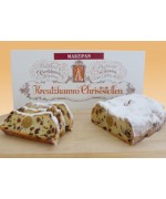 German Traditional Christmas Stollen with Marzipan